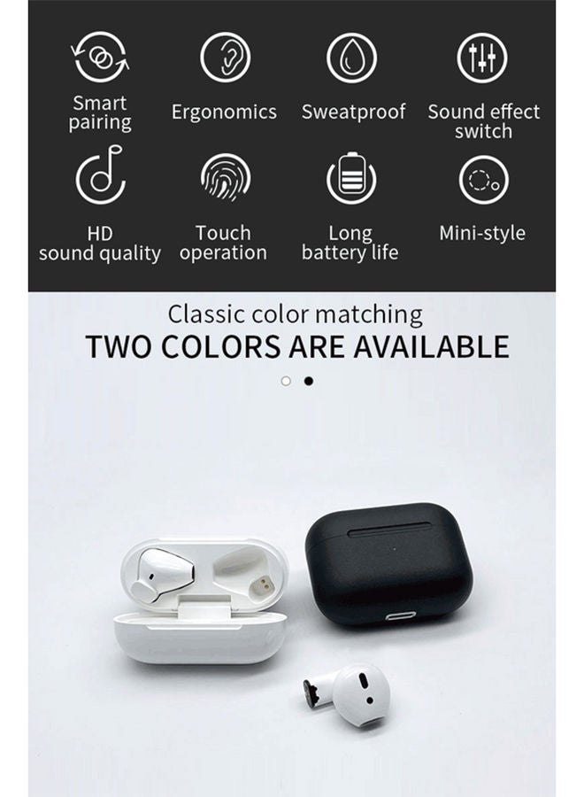 BSNL Pro 5s Bluetooth In-Ear Wireless Earphones With Charging Case Black - Image 2