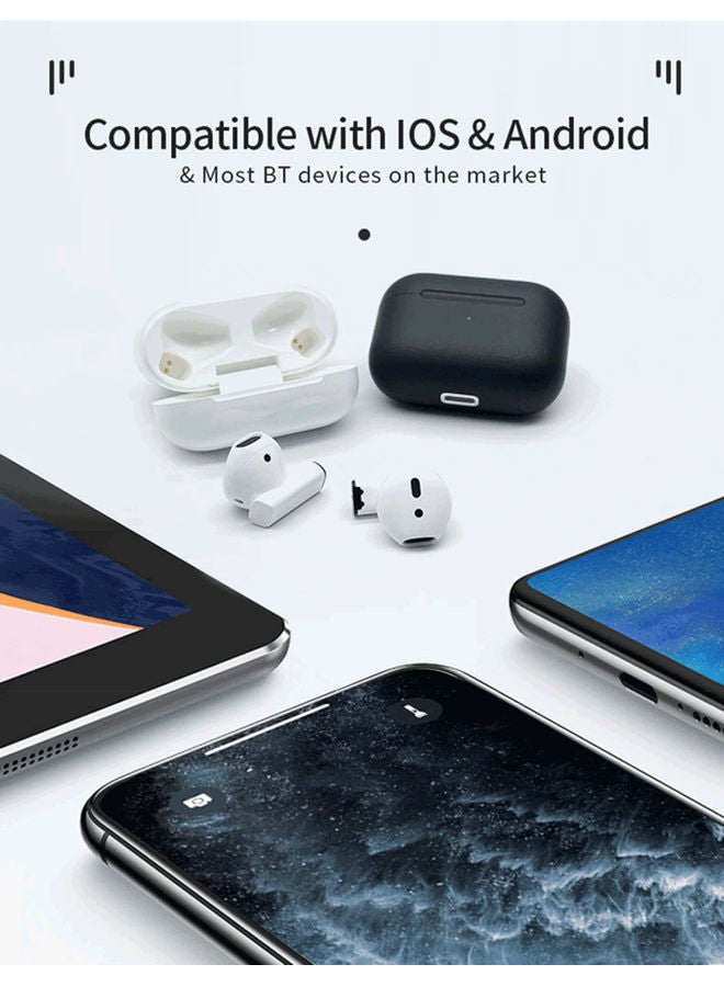 BSNL Pro 5s Bluetooth In-Ear Wireless Earphones With Charging Case Black - Image 3