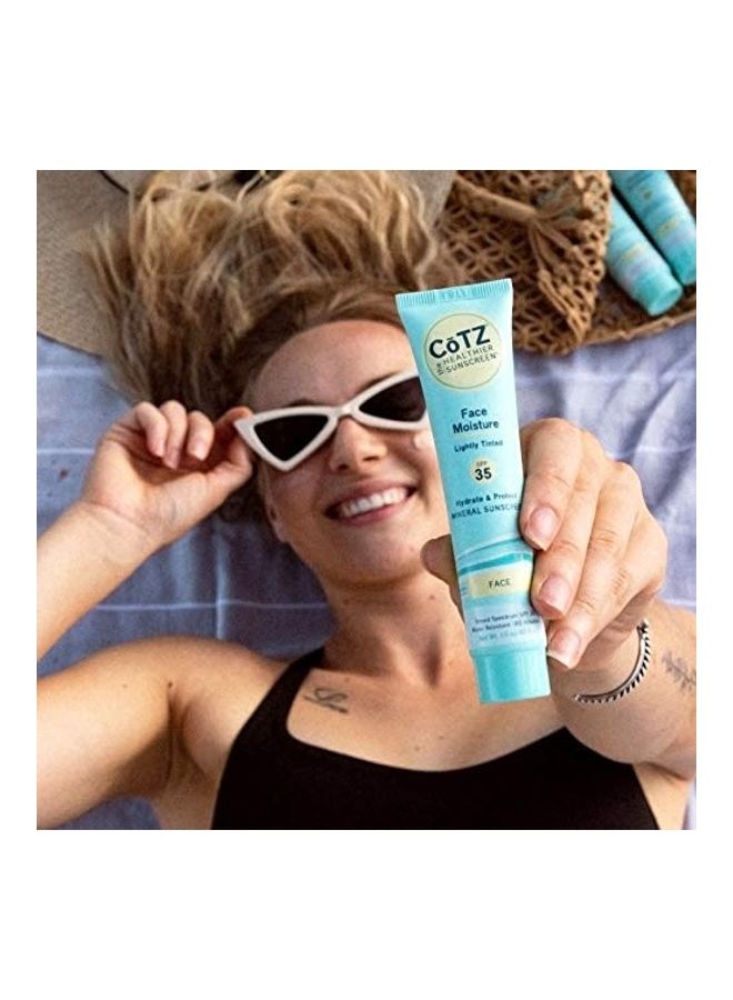 CoTZ Moisture Lightly Tinted Mineral Sunscreen Pink 42.5grams - Image 5