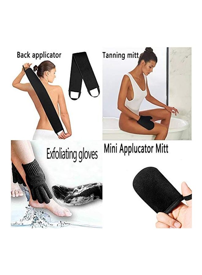 stusgo Set Of 4 Self Tanning Mitt Applicator Kit Black 27inch  - Image 3