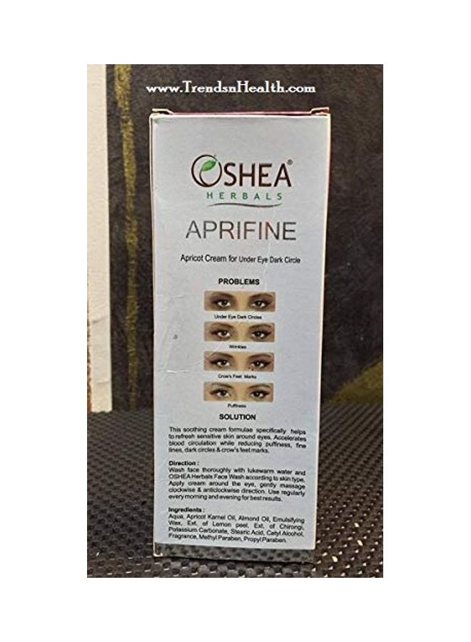 OSHEA Apricot Cream For Under Eye Dark Circle White 25grams - Image 3