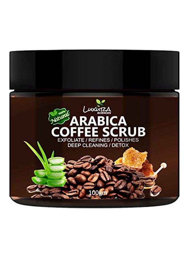 Luxura Sciences Natural Arabica Coffee Scrub Brown  - Image 1
