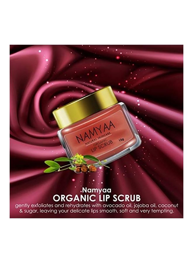 NAMYAA Organic Lip Scrub Orange 15grams - Image 4