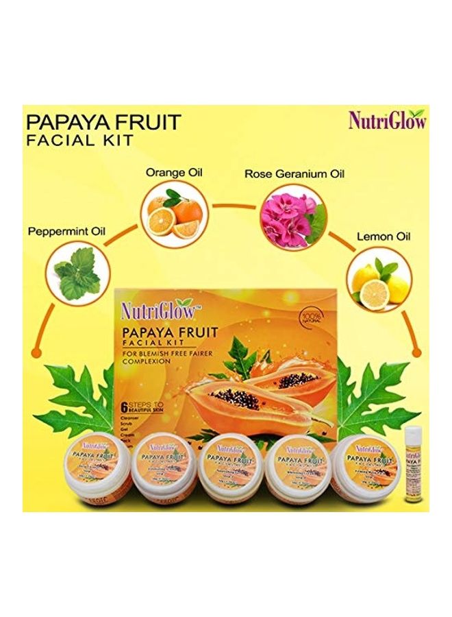 NUTRIGLOW Papaya Fruit Facial Kit With Compact And Green Apple Toner Clear 5.1181X9.4488X7.874inch - Image 5