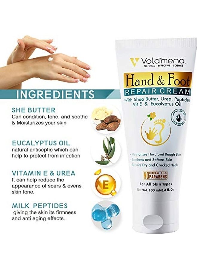 VOLAMENA WITH DEVICE Hand And Foot Repair Cream Clear 5.9055X1.1811X1.1811inch - Image 2
