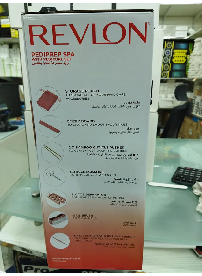 Revlon Pediprep Spa With Pedicure Set Multicolour