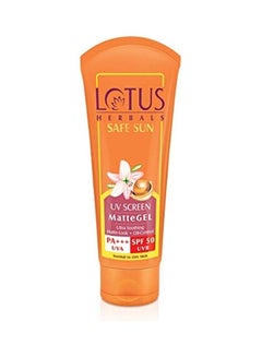 LOTUS HERBALS Safe Sun Invisible Matte Gel SPF 50 Clear 5.118110231X1.968503935X1.08267716425inch  - Image 1