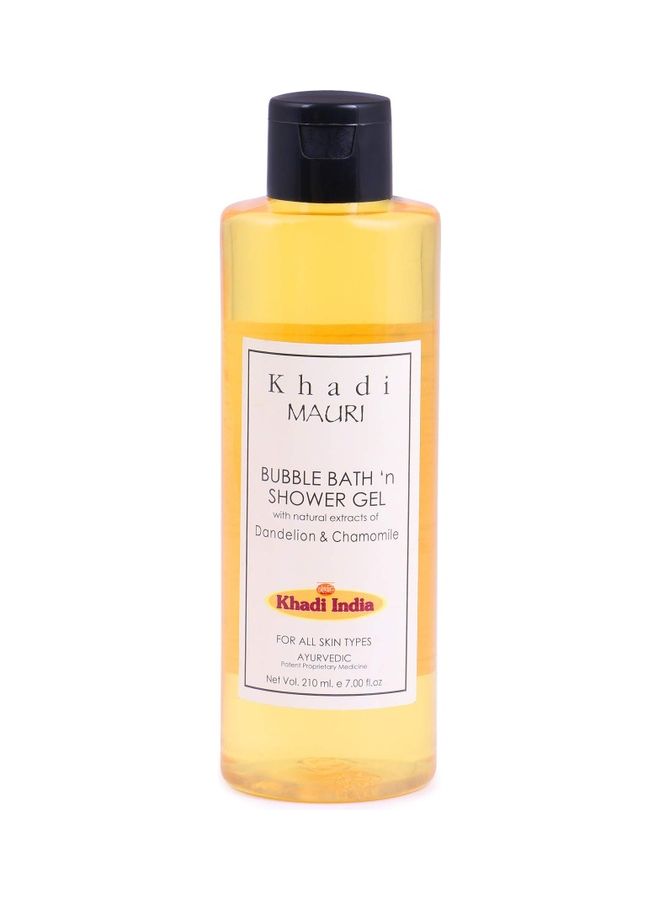 Khadi Mauri Herbal - Shower Gel Yellow 210ml - Image 1