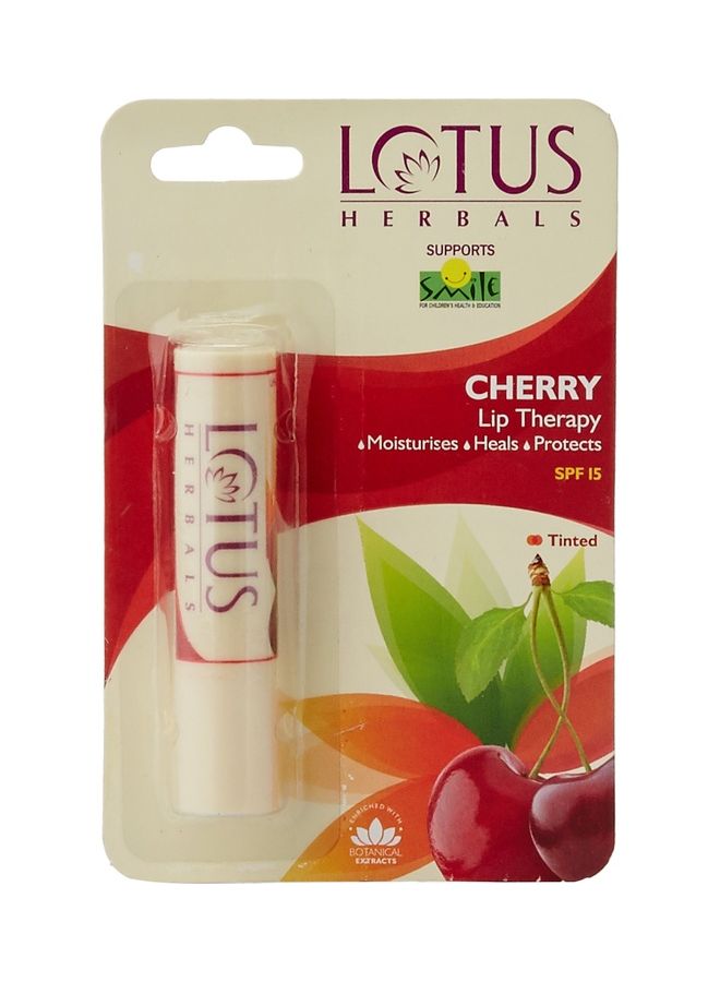 LOTUS HERBALS Lip Therapy Care Cherry 4grams  - Image 3