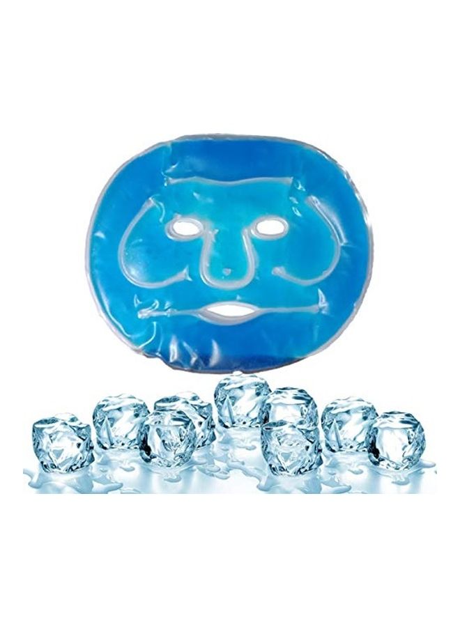 كوستيك ماسك تبريد الوجه من قطعتين. أزرق. 1X2X2.1بوصة - Image 4