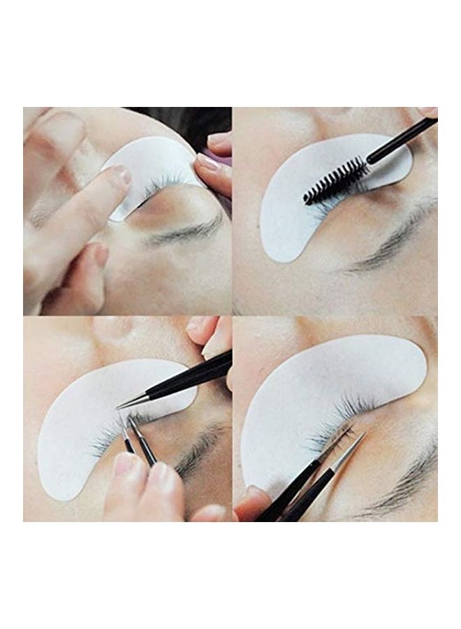 Digital Shoppy 10-Pair Eyelash Pad Yellow/Purple 1X2X2.1inch - Image 2