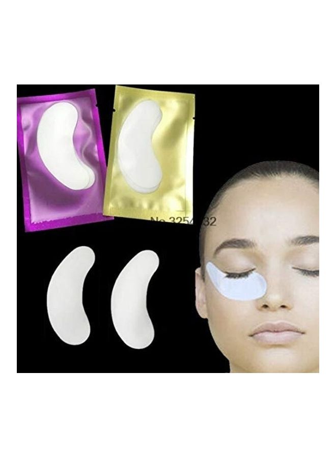 Digital Shoppy 10-Pair Eyelash Pad Yellow/Purple 1X2X2.1inch - Image 3