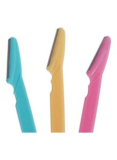 Digital Shoppy 3-Piece Eyebrow Razor Set Multicolour  - Image 1
