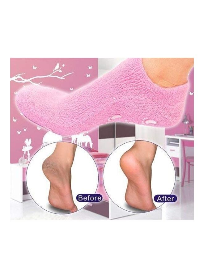 JERN - Moisturize Spa Socks Pink - Image 1