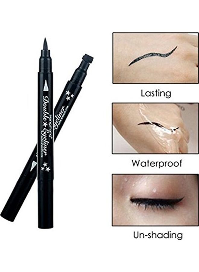Pinkiou 4 In 1  Eyeliner Pencil Black - Image 5
