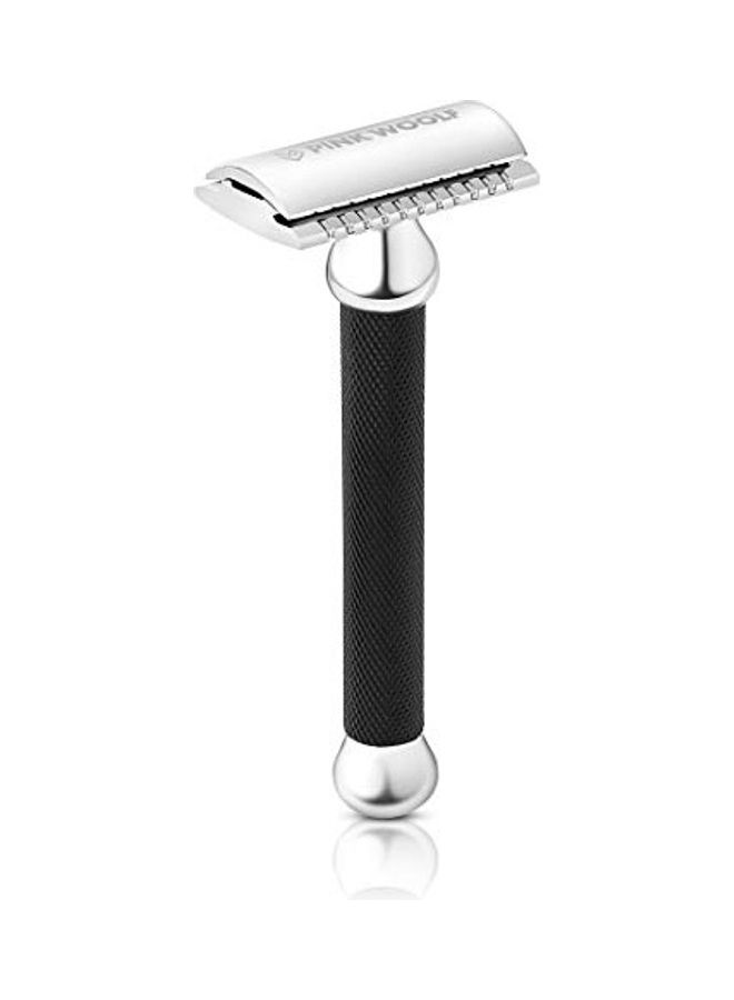 PINK WOOLF Classic DE Safety Razor Black - Image 1