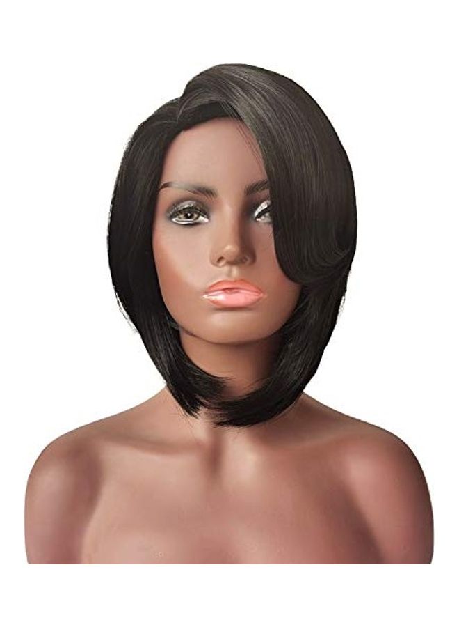 SCENTW Short Hair Wig Black - Image 5