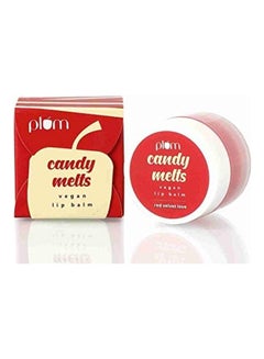 Plum Candy Melts Vegan Lip Balm Clear 1.45669X1.73228X1.81102inch  - Image 1