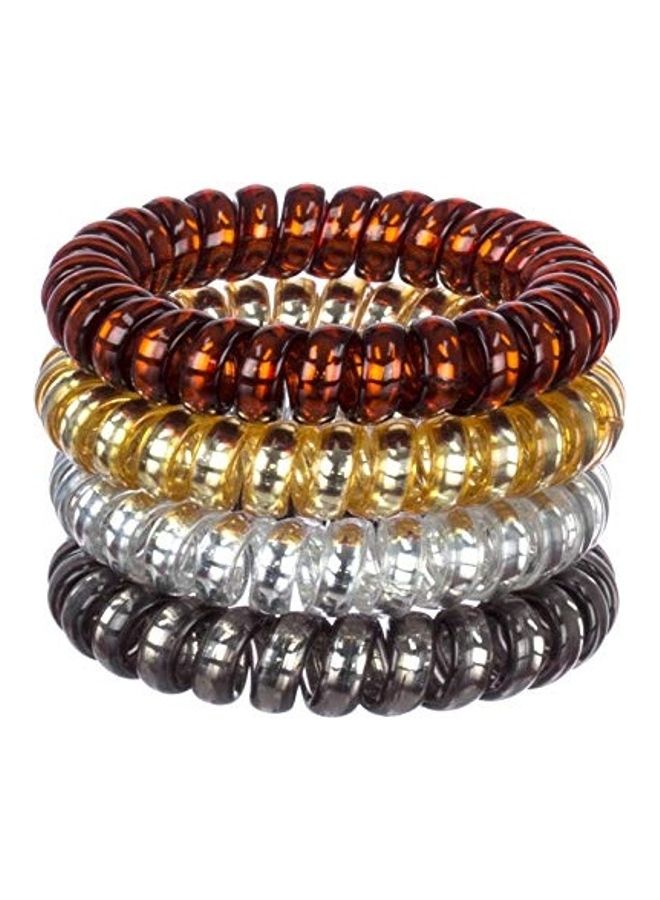 FOK 8-Piece Spiral Hair Tie Multicolour  - Image 2