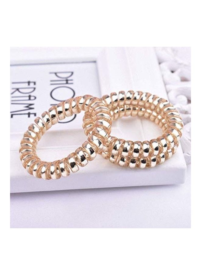 FOK 8-Piece Spiral Hair Tie Multicolour  - Image 4