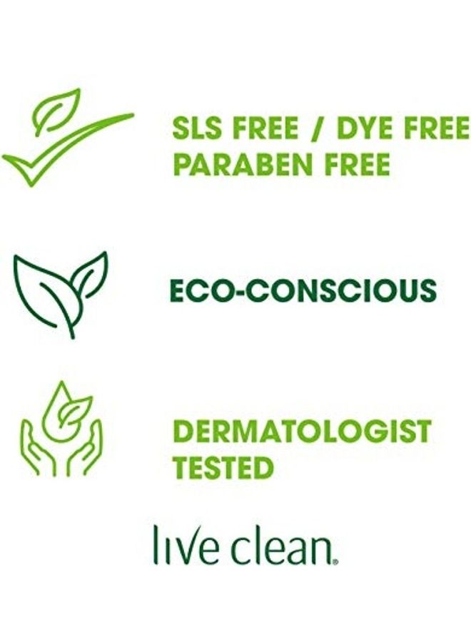 Live Clean Coconut Milk Moisturizing Body Wash Clear - Image 3