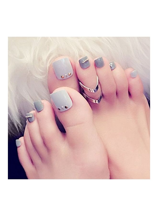 Yimart 500-Piece Fake Toenail Tips Clear - Image 5