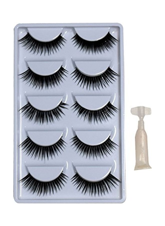 5-Pair Of Styling Eyelash Black - v1626599855/N49239141A_1