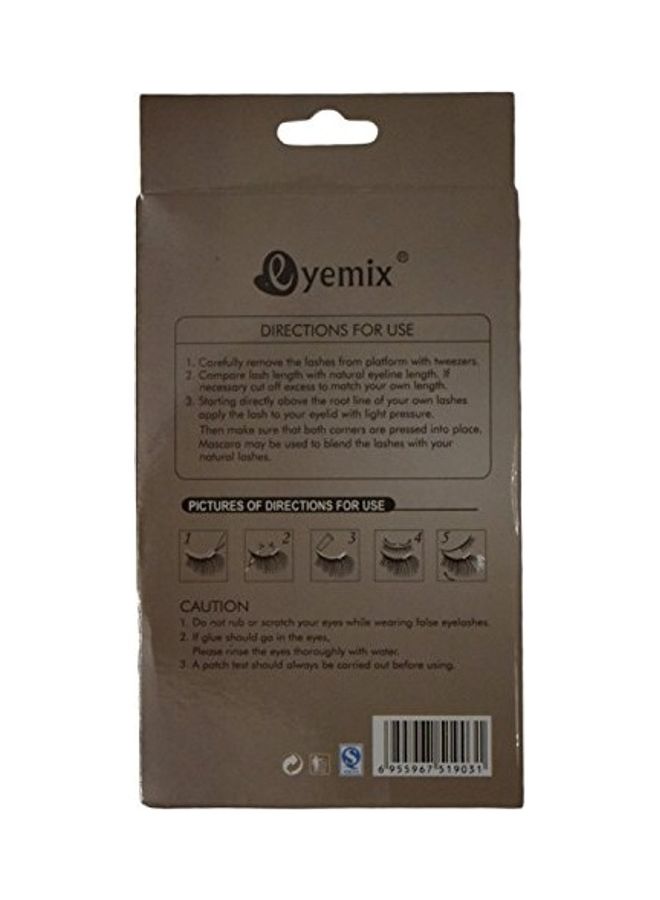 YEMIX 5-Pair Of Styling Eyelash Black - Image 2
