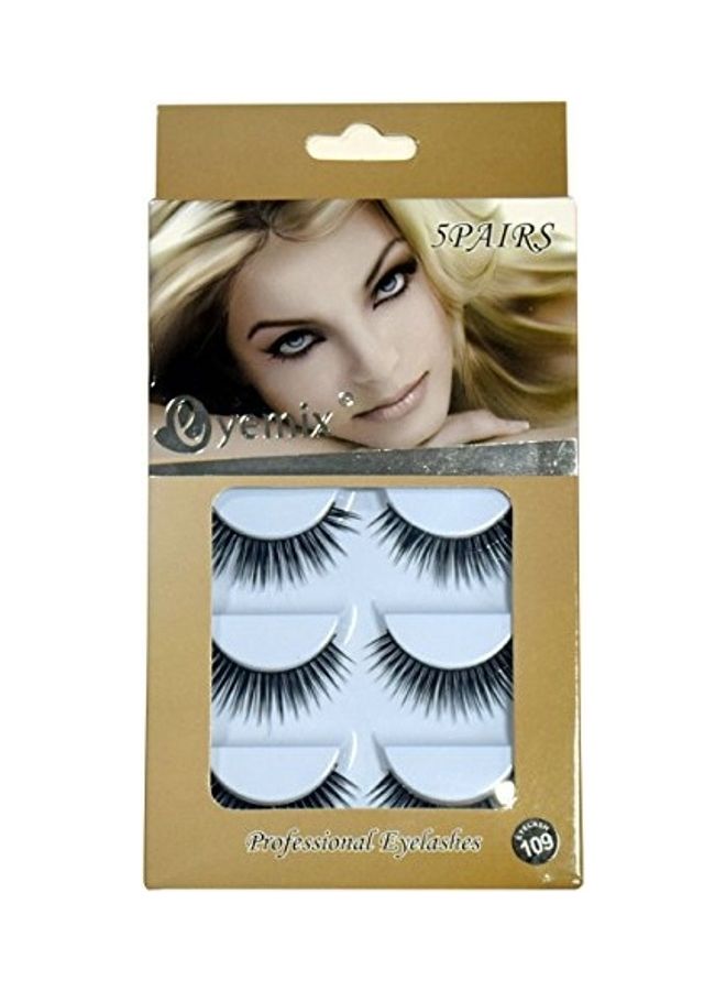 YEMIX 5-Pair Of Styling Eyelash Black - Image 4