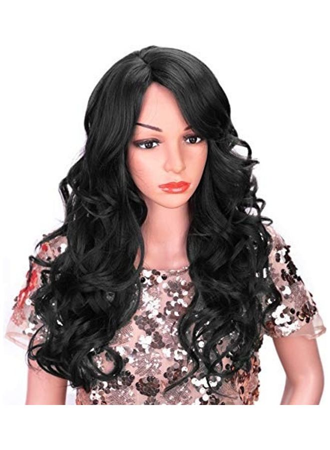 Wavy Hair Wig Black One Sizecm - v1626600085/N49242909A_1