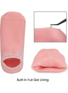Vruta SPA Silicone Gel Socks Pink  - Image 3