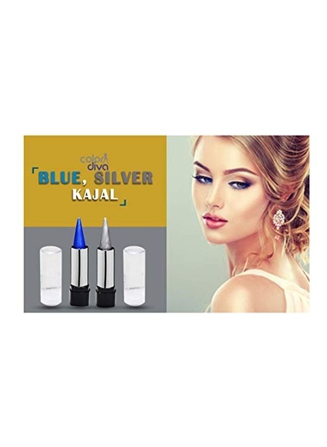 Pack Of 2 Kajal Blue/Silver - v1626600778/N49237577A_2