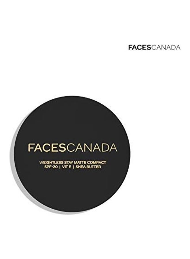 Faces Weightless Stay Matte Compact SPF20 Ivory - Image 2