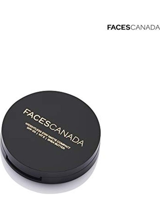 Faces Weightless Stay Matte Compact SPF20 Ivory - Image 5