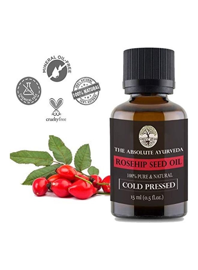 Sheer Veda - Cold Pressed Rosehip Seed Oil Clear 15ml - Image 1