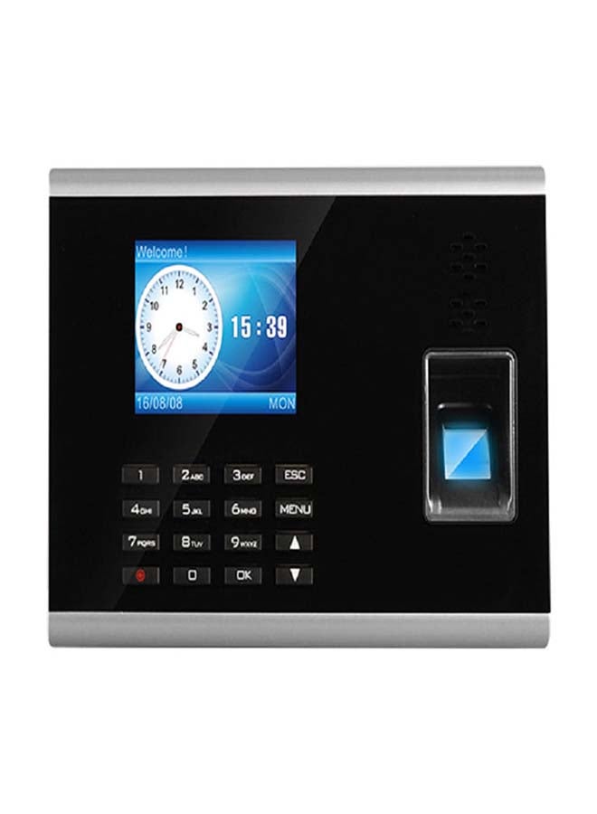 Biometric Fingerprint Attendance Machine Black