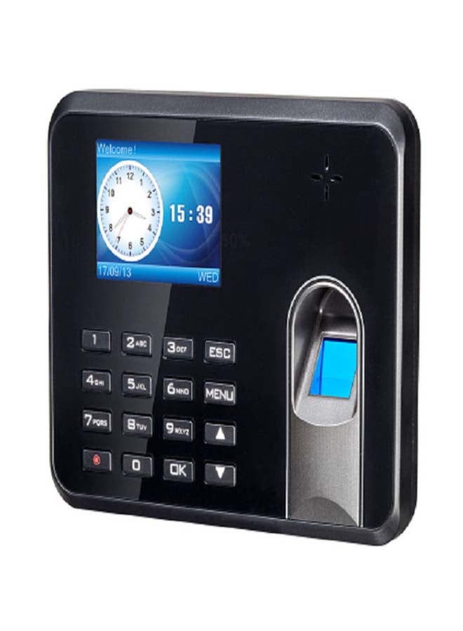 Biometric Fingerprint Attendance Machine Black