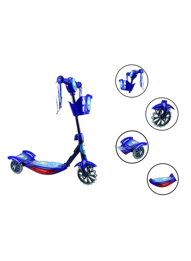 اس اف سكوتر دفع محمول وقابل للتعديل أزرق 62x22x70سم - Image 2