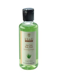 Khadi Shuddha Aloe Vera Body Wash Green 210ml  - Image 1