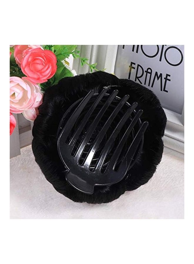 Stylish Hair Claw Bun Black One Sizecm - v1626602599/N49242920A_5