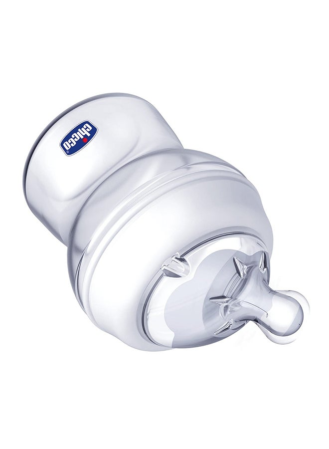 Chicco Natural Feeling Medium Flow Feeding Bottle White 2+ Months - 250 ml - Image 2