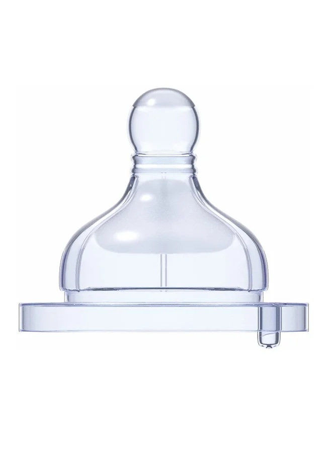Chicco Well Being Physiological Teat With Advanced Anti Colic System Medium Flow 2m+ Silicone, 2 Pieces
