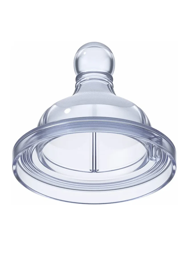 Chicco Well Being Physiological Teat With Advanced Anti Colic System Medium Flow 2m+ Silicone, 2 Pieces