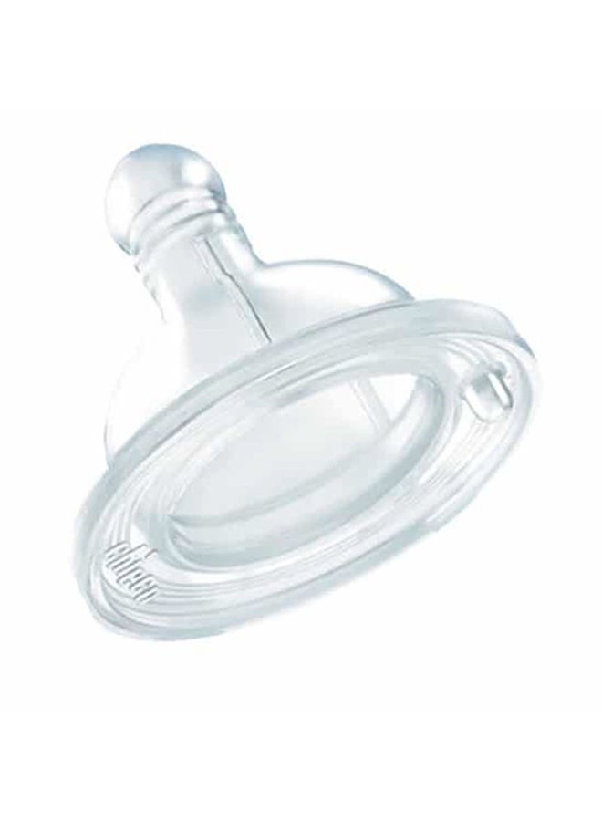 Chicco Well Being Physiological Teat With Advanced Anti Colic System Medium Flow 2m+ Silicone, 2 Pieces - Image 3