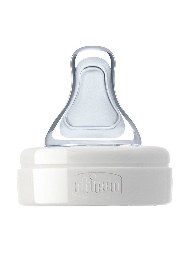 Chicco Well-Being Plastic Bottle 150mL Slow Flow 0m+ Silicone, Boy  - Image 3