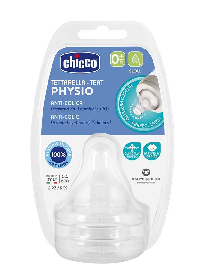 Chicco Well-Being Plastic Bottle 150mL Slow Flow 0m+ Silicone, Boy  - Image 5