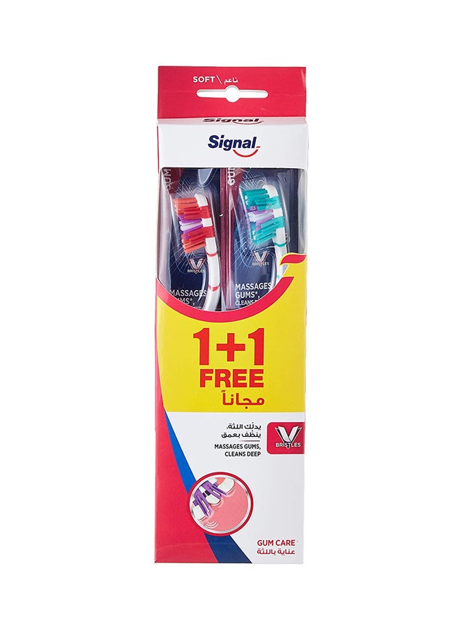 Signal 2-Piece V-Gum Toothbrush Multicolour - Image 1