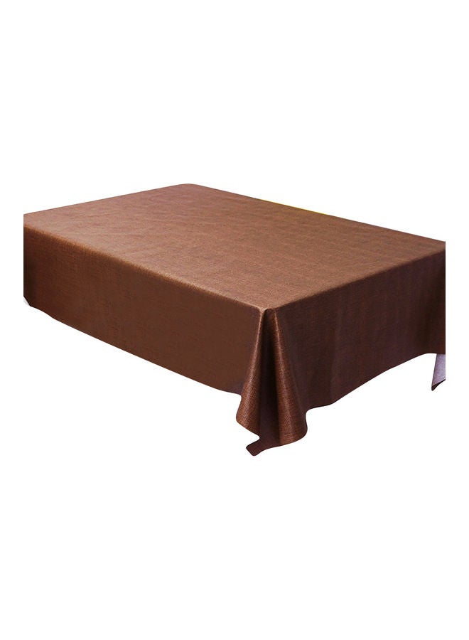 Rectangular Dust-Proof Table Cover Brown 55 x 79cm