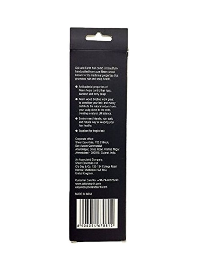 Soil And Earth - Hair Comb Brown - Image 1