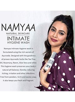 NAMYAA Intimate Hygiene Wash Clear 100ml  - Image 2